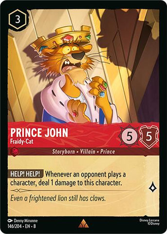 Prince John - Fraidy-Cat (146/204) [Reign of Jafar] - Destination Retro