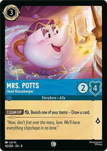 Mrs.Potts - Head Housekeeper (161/204) [Reign of Jafar] - Destination Retro