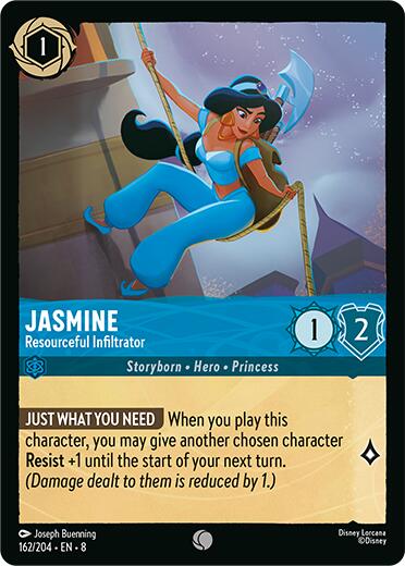 Jasmine - Resourceful Infiltrator (162/204) [Reign of Jafar] - Destination Retro