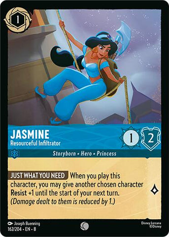 Jasmine - Resourceful Infiltrator (162/204) [Reign of Jafar] - Destination Retro