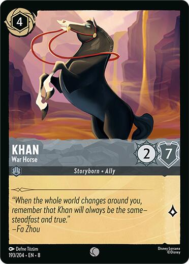 Khan - War Horse (193/204) [Reign of Jafar] - Destination Retro