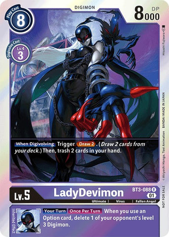 LadyDevimon [BT3-088] (Official Tournament Pack Vol.4) [Release Special Booster Promos] - Destination Retro