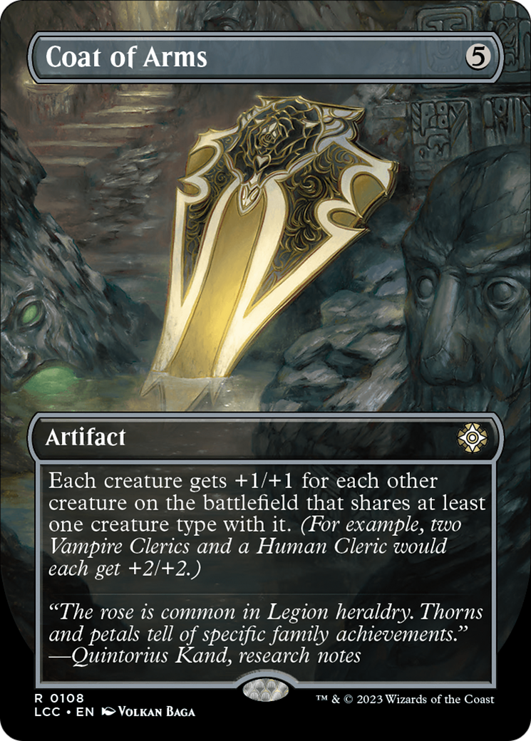 Coat of Arms (Borderless) [The Lost Caverns of Ixalan Commander] - Destination Retro
