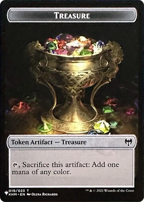 Treasure // Egg Double-Sided Token [Secret Lair Drop Series] - Destination Retro