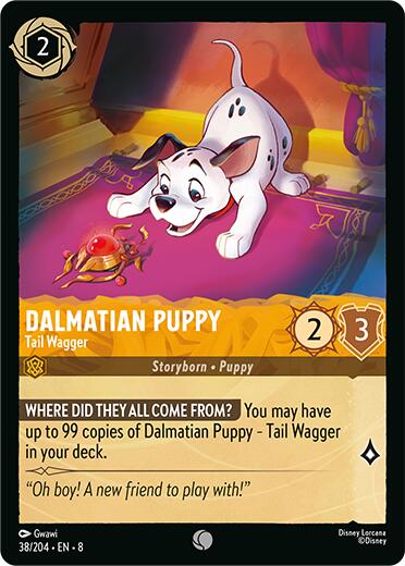 Dalmatian Puppy - Tail Wagger (38/204) [Reign of Jafar] - Destination Retro