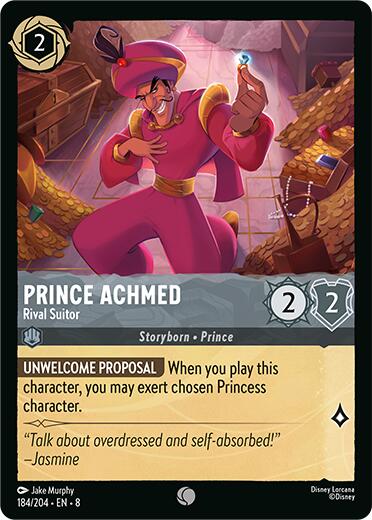 Prince Achmed - Rival Suitor (184/204) [Reign of Jafar] - Destination Retro