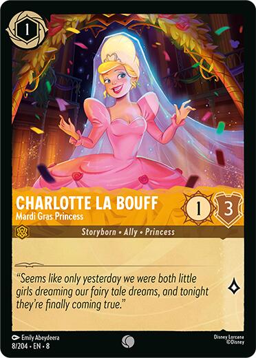 Charlotte La Bouff - Madri Gras Princess (8/204) [Reign of Jafar] - Destination Retro