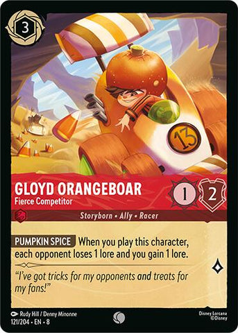 Gloyd Orangeboar - Fierce Competitor (121/204) [Reign of Jafar] - Destination Retro