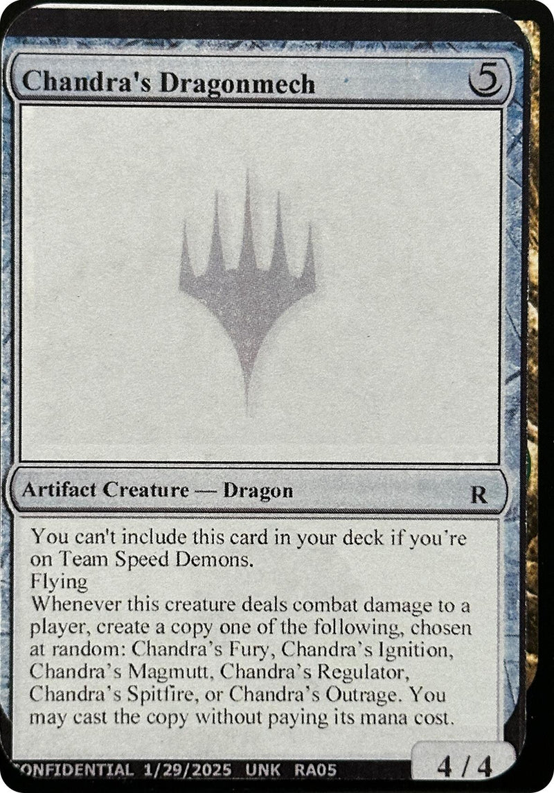 Chandra's Dragonmech [Unknown Event] - Destination Retro