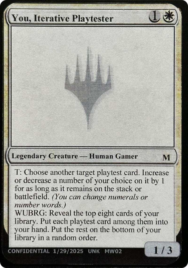 You, Iterative Playtester [Unknown Event] - Destination Retro