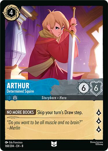Arthur - Determined Squire (168/204) [Reign of Jafar] - Destination Retro