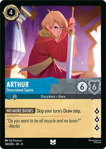 Arthur - Determined Squire (168/204) [Reign of Jafar] - Destination Retro