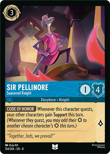 Sir Pellinore - Seasoned Knight (154/204) [Reign of Jafar] - Destination Retro