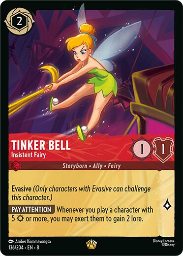 Tinker Bell - Insistent Fairy (136/204) [Reign of Jafar] - Destination Retro