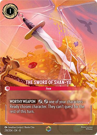 The Sword of Shan Yu (Enchanted) (219/204) [Reign of Jafar] - Destination Retro