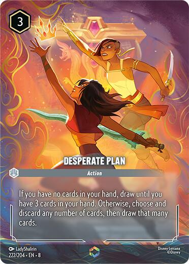 Desperate Plan (Enchanted) (222/204) [Reign of Jafar] - Destination Retro