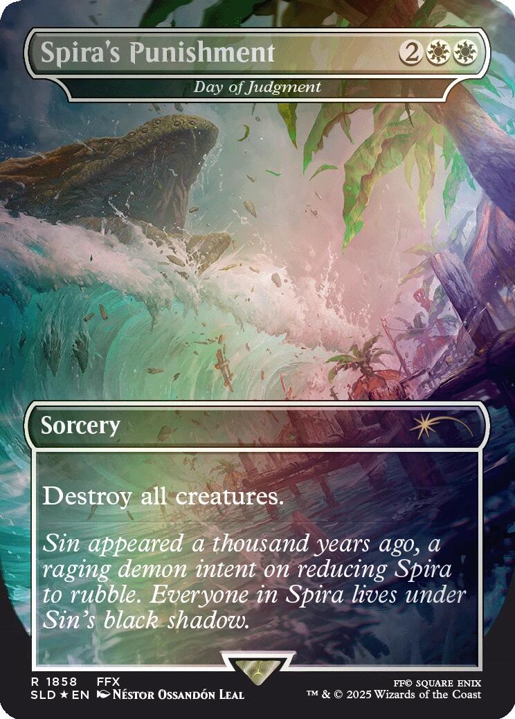 Spira's Punishment - Day of Judgment (Rainbow Foil) [Secret Lair Drop Series] - Destination Retro