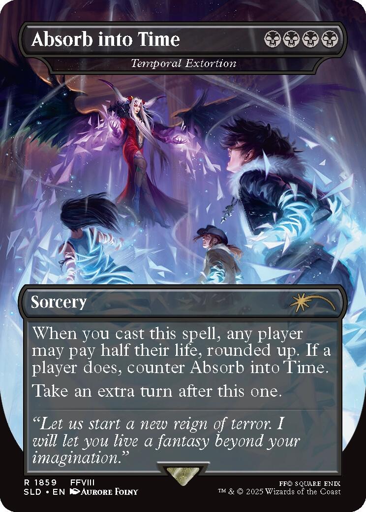 Absorb into Time - Temporal Extortion [Secret Lair Drop Series] - Destination Retro