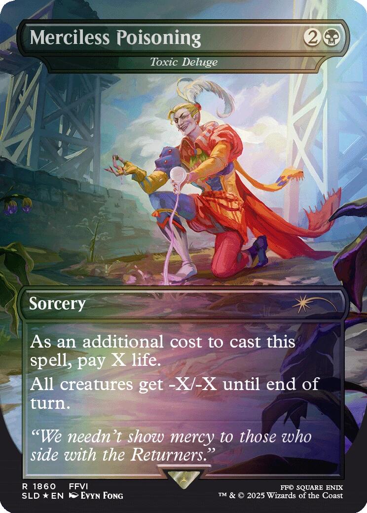 Merciless Poisoning - Toxic Deluge (Rainbow Foil) [Secret Lair Drop Series] - Destination Retro