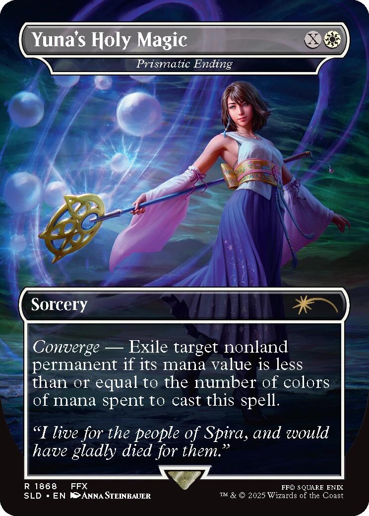Yuna's Holy Magic - Prismatic Ending [Secret Lair Drop Series] - Destination Retro