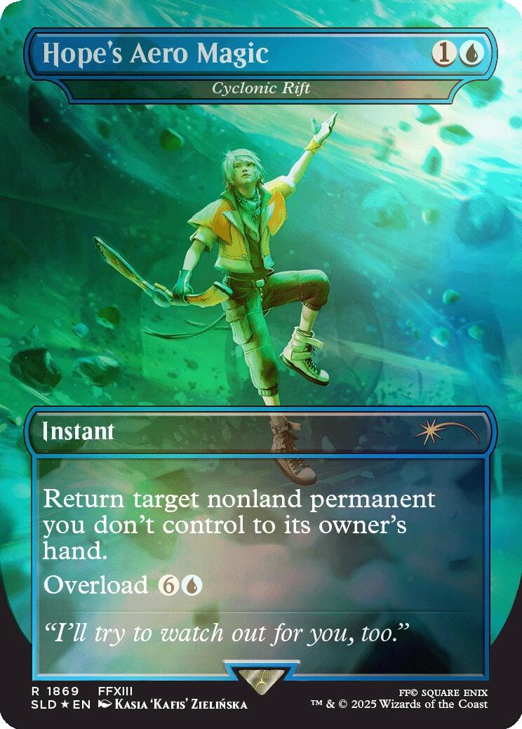 Hope's Aero Magic - Cyclonic Rift (Rainbow Foil) [Secret Lair Drop Series] - Destination Retro