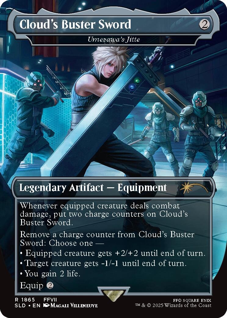 Cloud's Buster Sword - Umezawa's Jitte [Secret Lair Drop Series] - Destination Retro