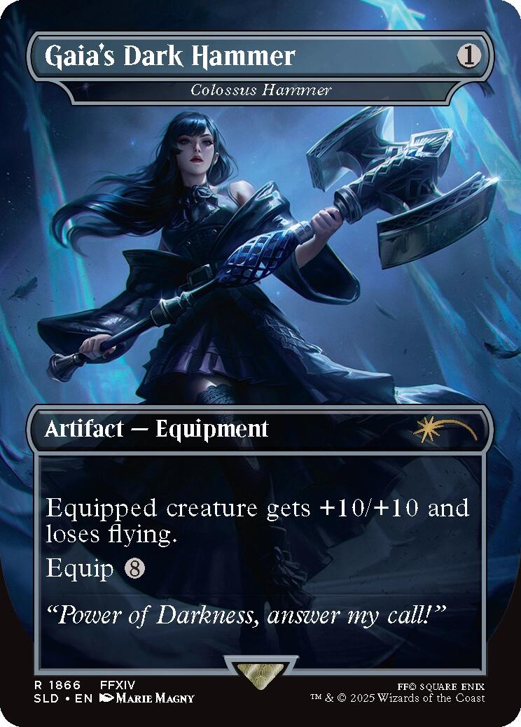 Gaia's Dark Hammer - Colossus Hammer [Secret Lair Drop Series] - Destination Retro