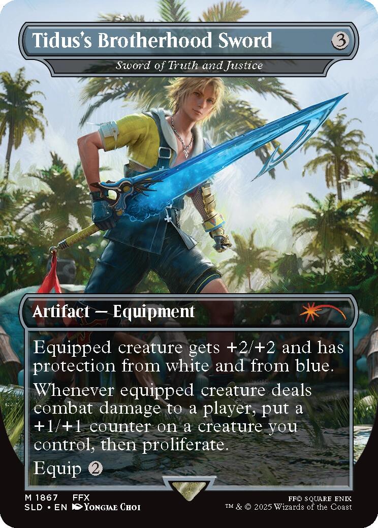 Tidus's Brotherhood Sword - Sword of Truth and Justice [Secret Lair Drop Series] - Destination Retro