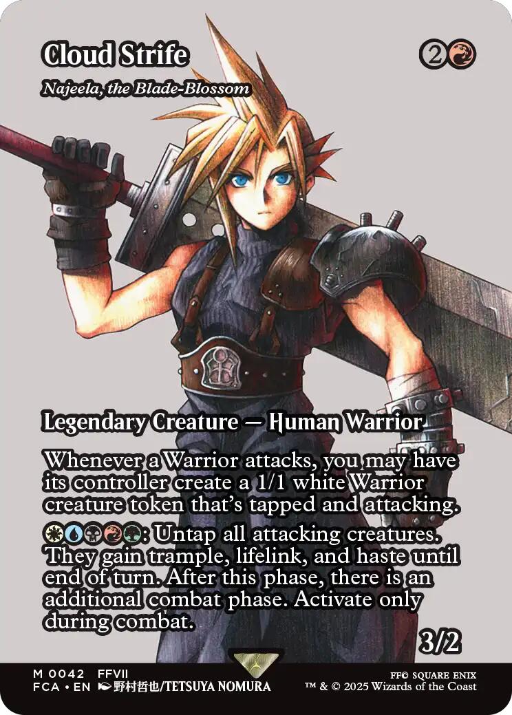 Cloud Strife - Najeela, the Blade-Blossom (Showcase) [FINAL FANTASY : Through the Ages] - Destination Retro