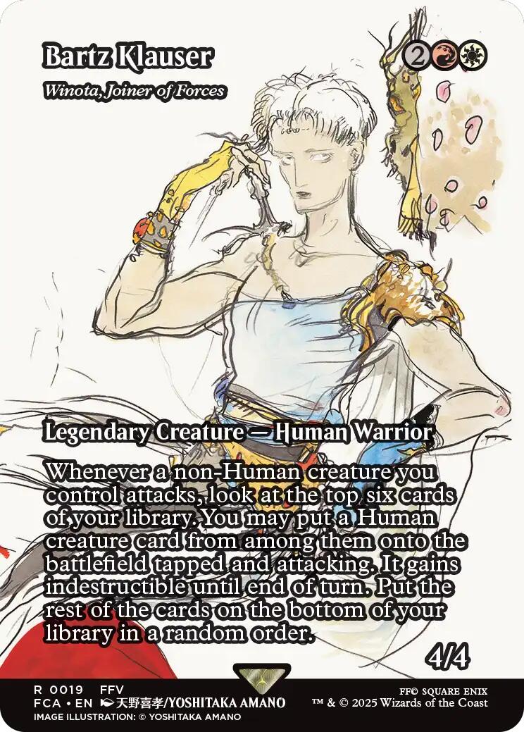 Bartz Klauser - Winota, Joiner of Forces (Showcase) [FINAL FANTASY : Through the Ages] - Destination Retro