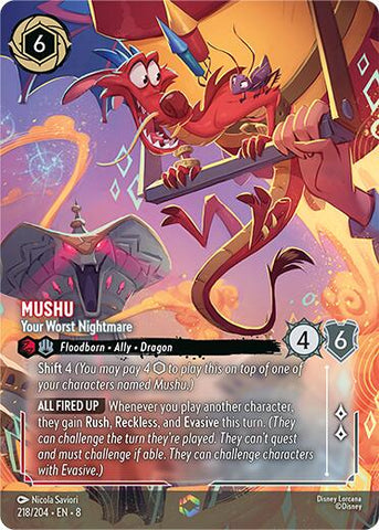 Mushu - Your Worst Nightmare (Enchanted) (218/204) [Reign of Jafar] - Destination Retro