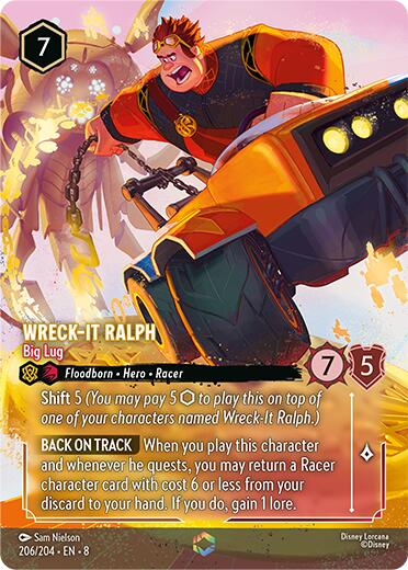 Wreck-It Ralph - Big Lug (Enchanted) (206/204) [Reign of Jafar] - Destination Retro