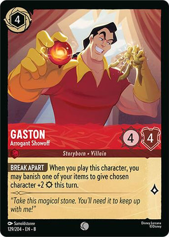 Gaston - Arrogant Showoff (129/204) [Reign of Jafar] - Destination Retro