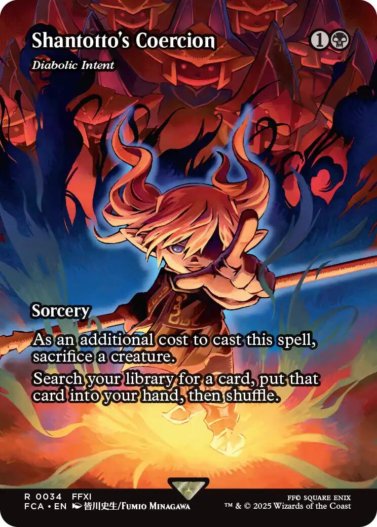 Shantotto's Coercion - Diabolic Intent (Showcase) [FINAL FANTASY : Through the Ages] - Destination Retro