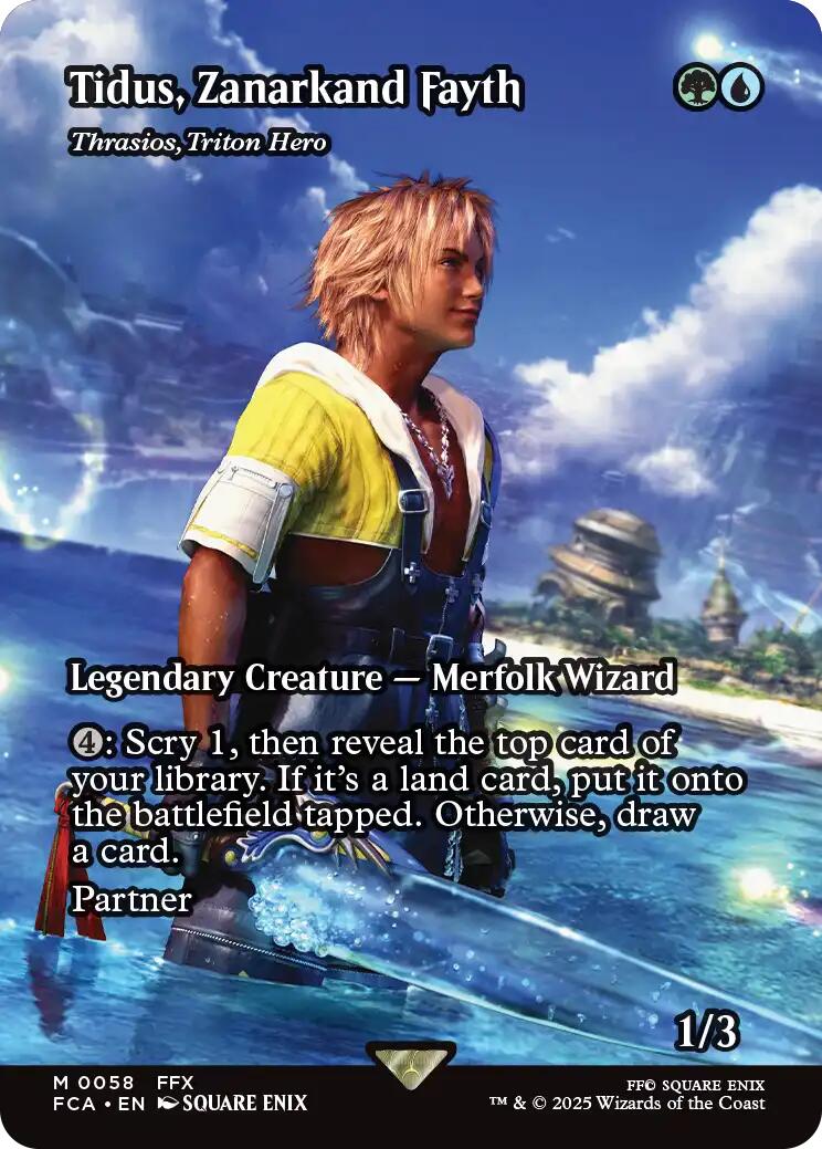 Tidus, Zanarkand Fayth - Thrasios, Triton Hero (Showcase) [FINAL FANTASY : Through the Ages] - Destination Retro