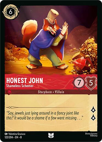 Honest John - Shameless Schemer (122/204) [Reign of Jafar] - Destination Retro