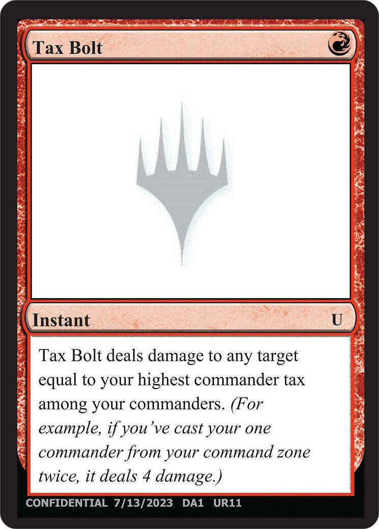 Tax Bolt [Mystery Booster] - Destination Retro