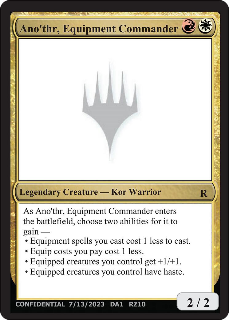 Ano'thr, Equipment Commander [Mystery Booster] - Destination Retro