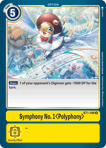 Symphony No.1 (Polyphony) [BT1-106] [Release Special Booster Ver.1.0] - Destination Retro
