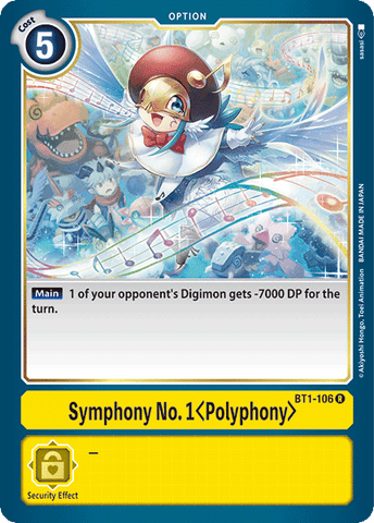 Symphony No.1 (Polyphony) [BT1-106] [Release Special Booster Ver.1.0] - Destination Retro