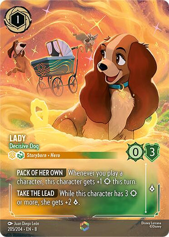 Lady - Decisive Dog (Enchanted) (205/204) [Reign of Jafar] - Destination Retro