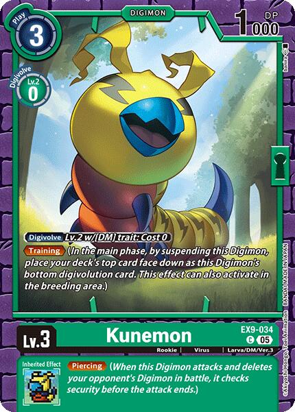 Kunemon [EX9-034] [Versus Monsters] - Destination Retro