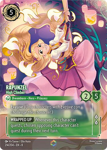 Rapunzel - High Climber (Enchanted) (214/204) [Reign of Jafar] - Destination Retro