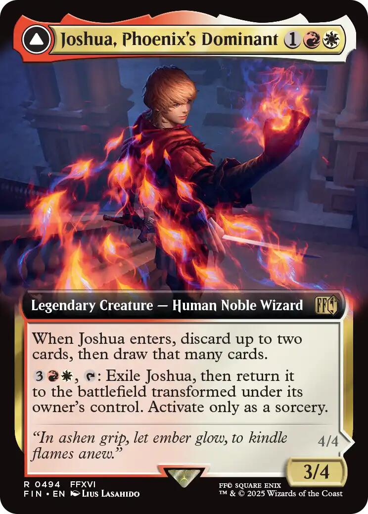 Joshua, Phoenix's Dominant (Extended Art) [FINAL FANTASY] - Destination Retro
