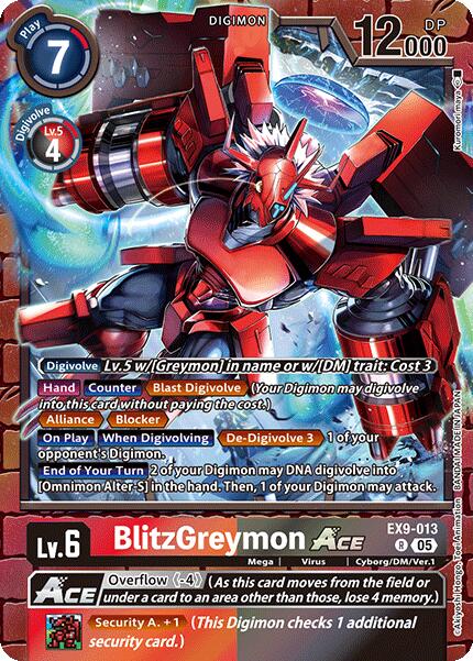BlitzGreymon ACE [EX9-013] [Versus Monsters] - Destination Retro