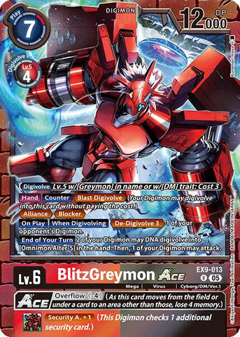 BlitzGreymon ACE [EX9-013] [Versus Monsters] - Destination Retro