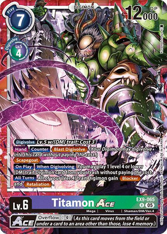 Titamon ACE [EX9-065] [Versus Monsters] - Destination Retro