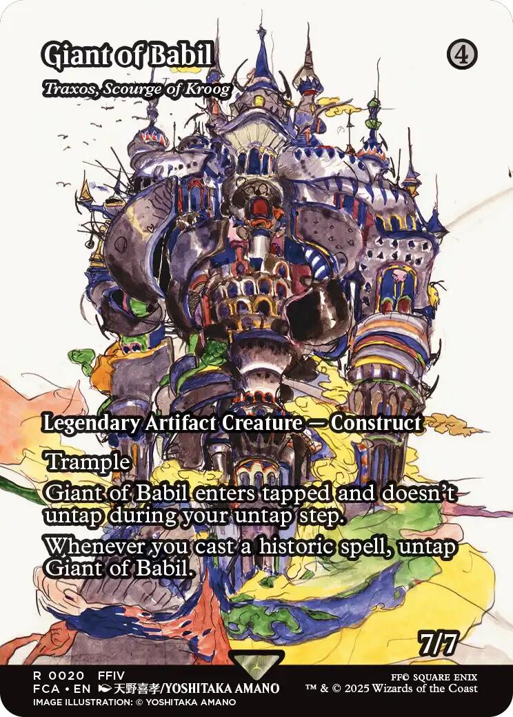 Giant of Babil - Traxos, Scourge of Kroog (Showcase) [FINAL FANTASY : Through the Ages] - Destination Retro