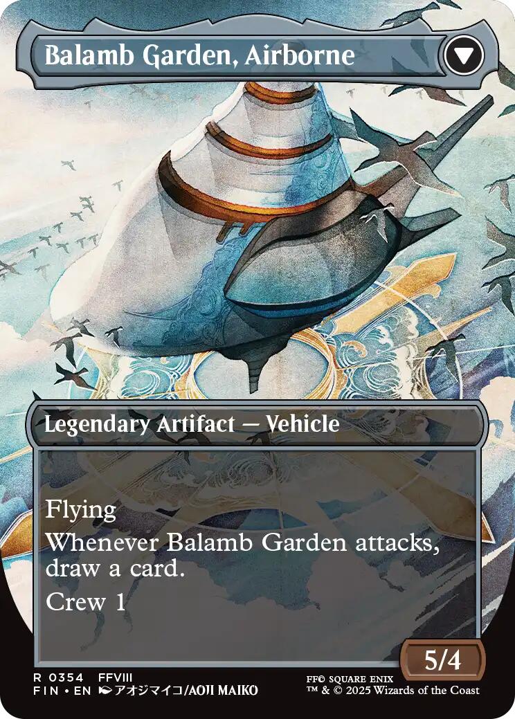 Balamb Garden, SeeD Academy // Balamb Garden, Airborne (Borderless) [FINAL FANTASY] - Destination Retro