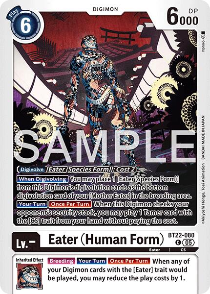 Eater [BT22-080] (Human Form) [Cyber Eden] - Destination Retro